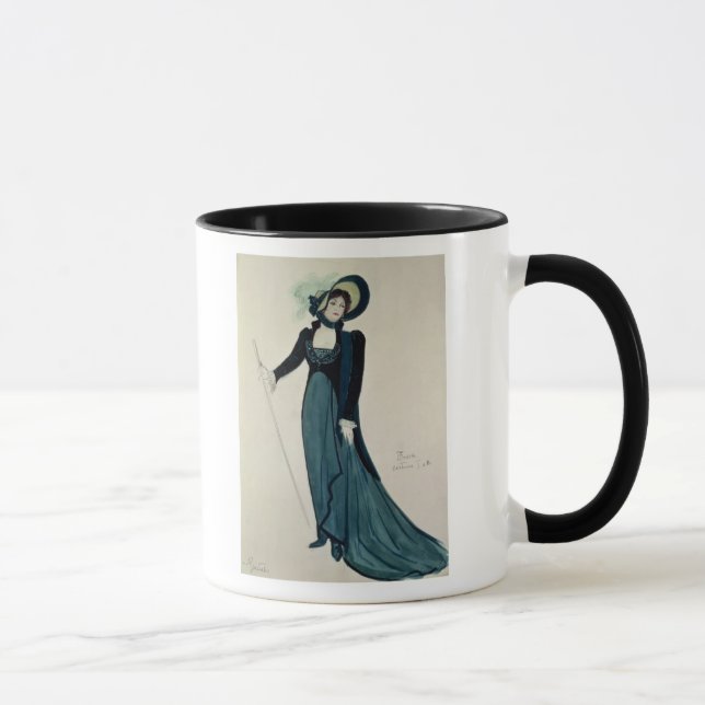 Caneca Design do traje para Tosca (Direita)