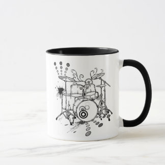 Caneca design dos cilindros do roupa