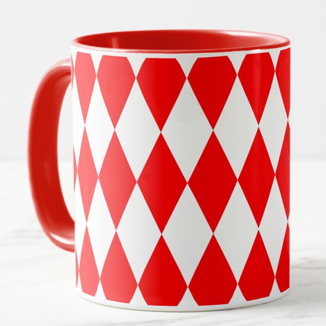 Caneca Design dos Verificadores de Ouros de Harlequin Bra (Criador carregado)