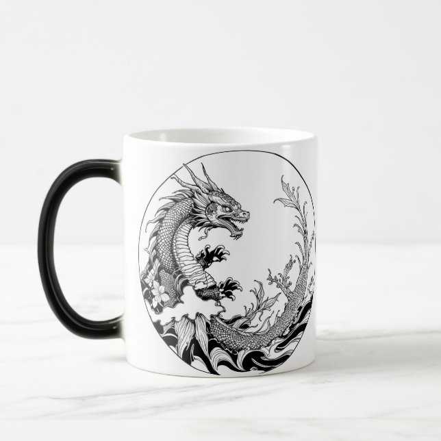 Caneca design dragao  (Esquerda)