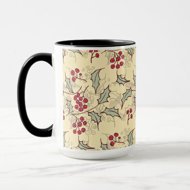 Caneca Design Holly berry (Esquerda)