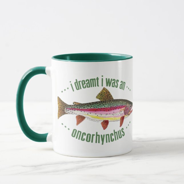 Caneca Design Humorous Rainbow Trout (Esquerda)