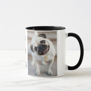 Caneca Design inquisidor bonito do Pug