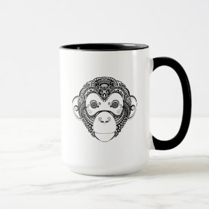 Caneca Design inspirado do macaco