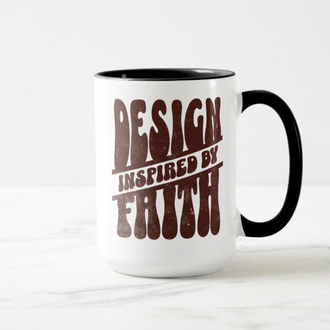 Caneca Design inspirado pela fé (Direita)