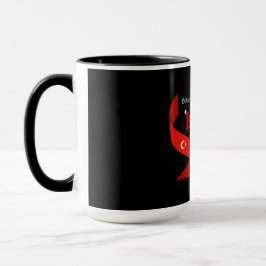 Caneca Design Istambul com citação de amor bilíngue