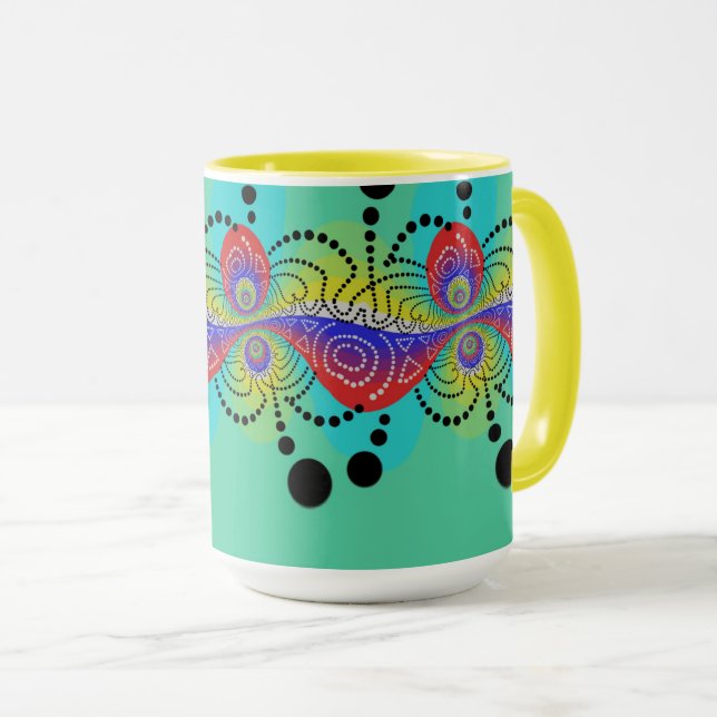 Caneca DESIGN JIMETTE MUG de alta qualidade (Frente Esquerda)