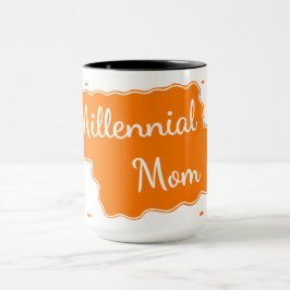 Caneca Design MaMa 90S Orange Millennium Throwback