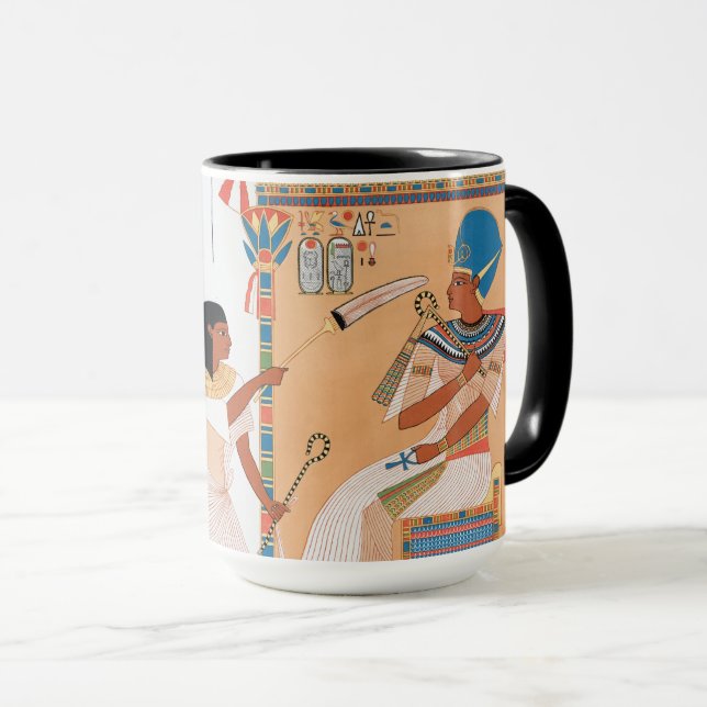 Caneca Design-Mug egípcio (Frente Esquerda)