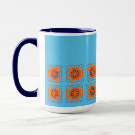 Caneca Design Na moda inspirado mediterrânico