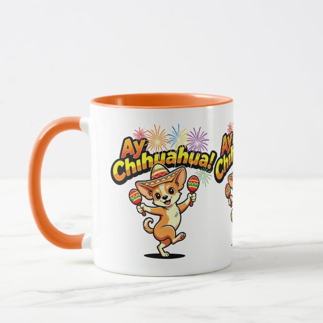 Caneca Design Original Ay Chihuahua! (Esquerda)