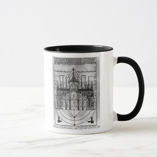 Caneca Design para a catedral de Milão (Direita)