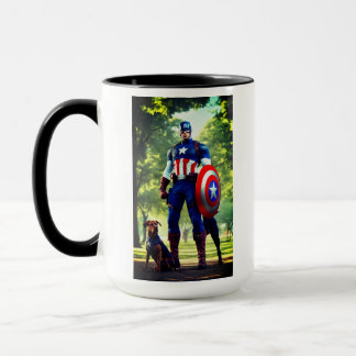 Caneca Design super-herói no copo