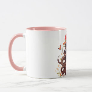 Caneca Design Vetor de Abstrato vibrante