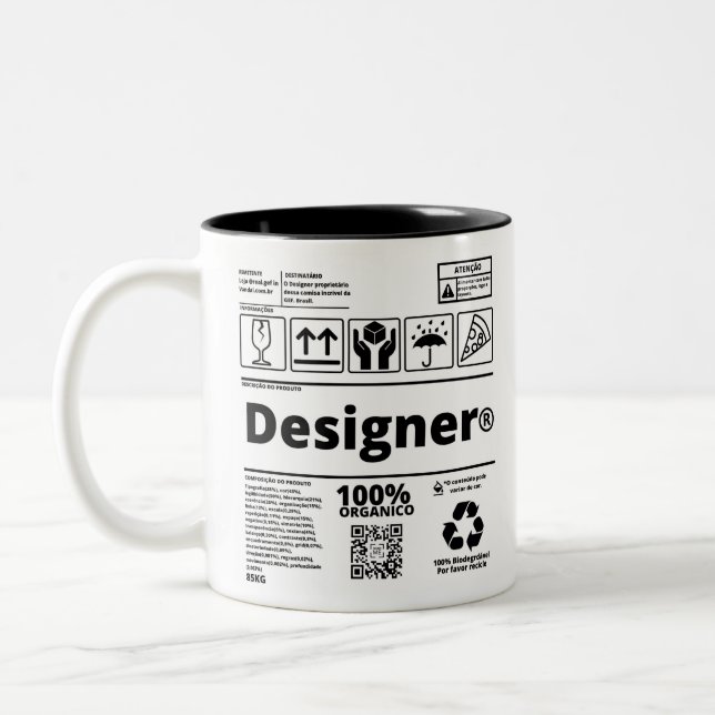Caneca Designer (Esquerda)