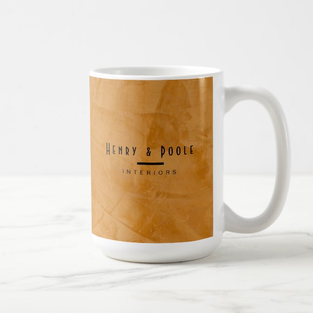 Caneca Designer de Interiores Classy Rustic Dante Laranja (Direita)