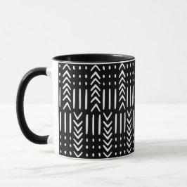 Caneca Designer de Lama de Seta Negra Africano Mug