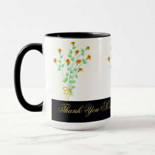 Caneca Designer Muito Obrigado Muita Mug De Café