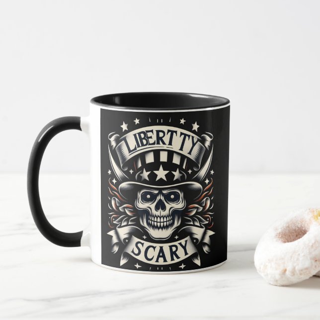 Caneca Designs de Halloween (Com Donut)