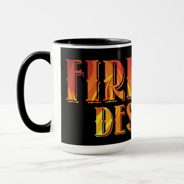 Caneca DESIGNS FIRE LIFE - logótipo 1 (Esquerda)