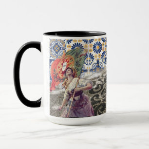 Caneca Designs Portugueses - Arte de Parede acrílica