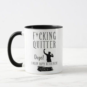 Caneca Desistindo da Vida Oops Quer Dizer Feliz Aposentad