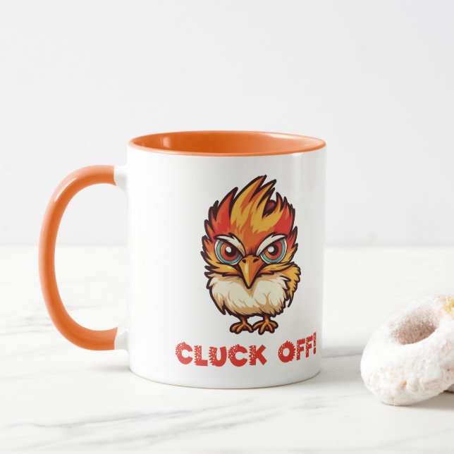 Caneca Desligar | Frango Engraçado (Com Donut)