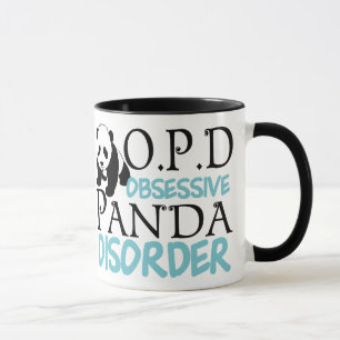 Caneca Desordem obsessiva da panda