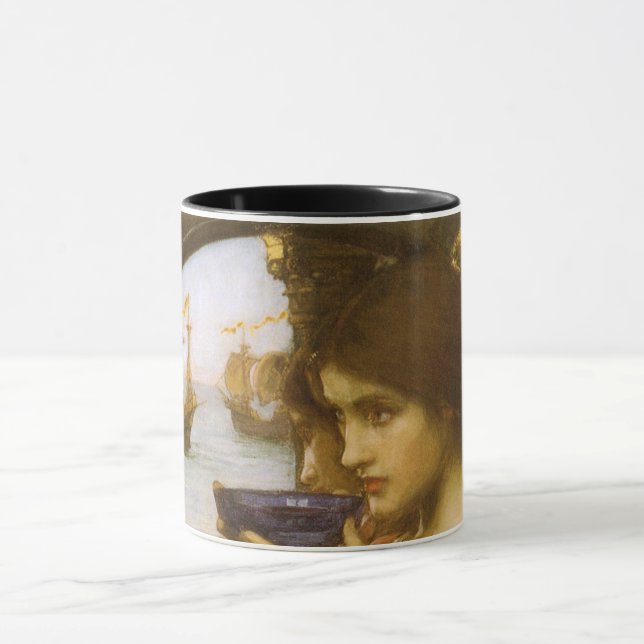 Caneca Destino de John William Waterhouse (Centro)