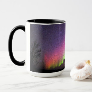 Caneca Destino do destino da aurora boreal de Borealis da