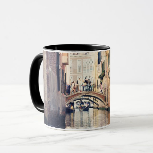Caneca Destinos | Fotografia de Veneza Gondolas (Frente Esquerda)