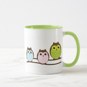 Caneca Destiny Coruja Chic Moda Classe Fofa