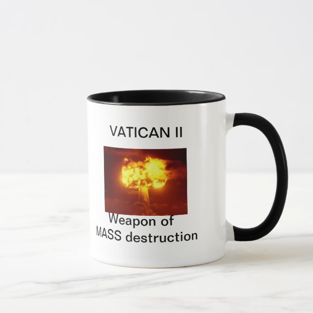 Caneca Destruição maciça do vaticano II (Direita)