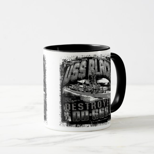 Caneca Destruidor Black Mug (Frente Esquerda)