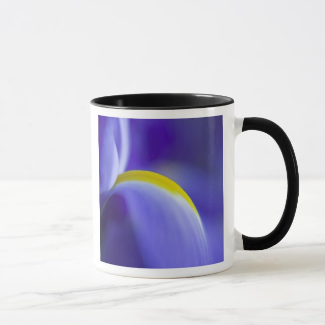 Caneca Detalhe aproximado de uma íris Blue Flag. (Direita)