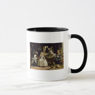 Caneca Detalhe de Las Meninas da metade inferior que