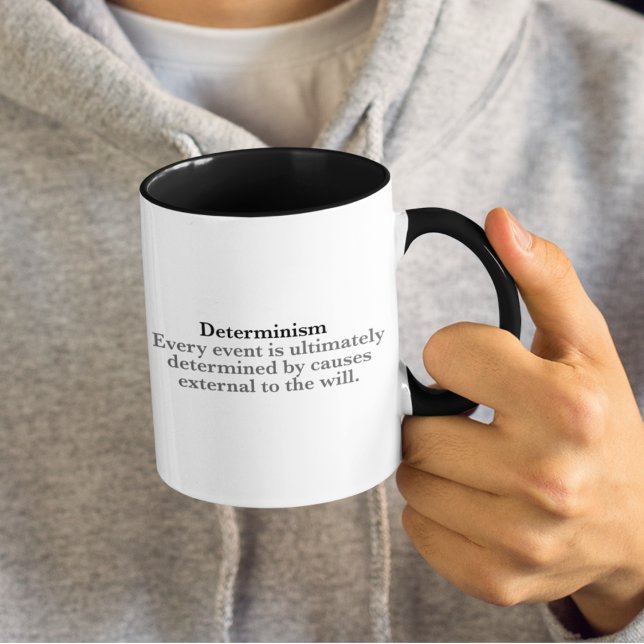 Caneca Determinismo Definição Sem Gratuito Determinará (Criador carregado)