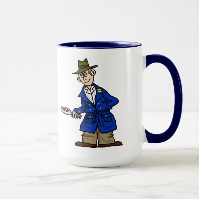 Caneca Detetive de Polícia ou Coffee Solo (Direita)