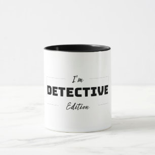Caneca Detetive Edition Mínimo Simples Mug