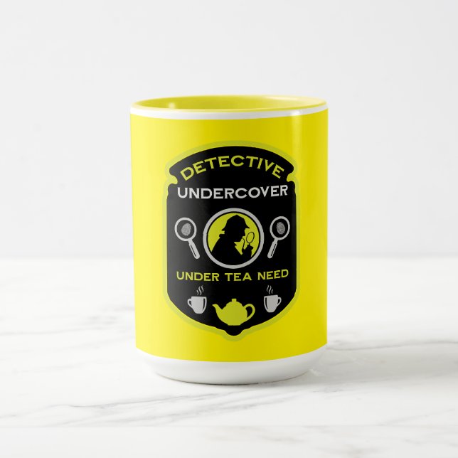 Caneca Detetive Themed Funny Tea (Centro)