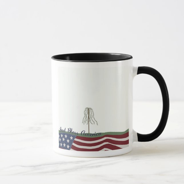 Caneca Deus abençoe America Mug (Direita)