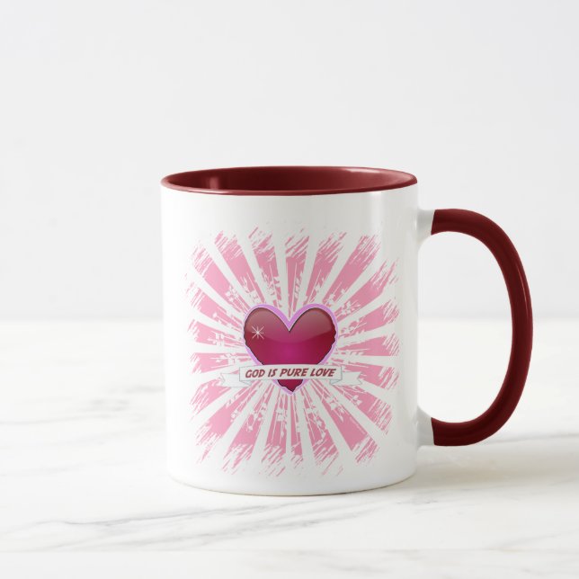 Caneca Deus é puro amor (Direita)