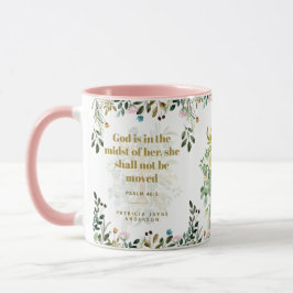 Caneca Deus está no meio de seu PSALM 46:5
