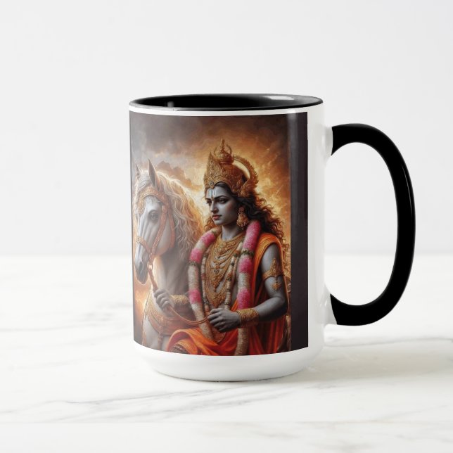 Caneca Deus Hindu com Cavalo - Mug (Direita)