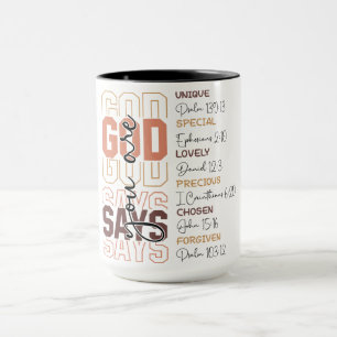 Caneca Deus Inspirador Diz Que Você É