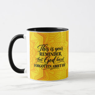 Caneca Deus não se esqueceu