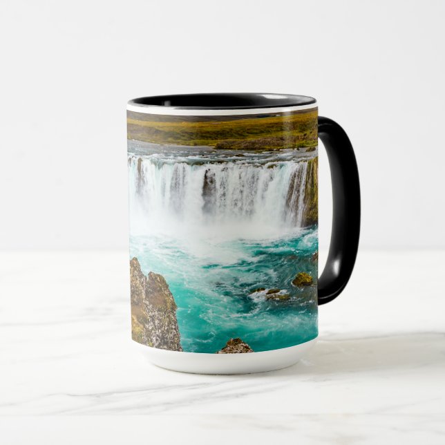 Caneca Deusa-cascata, Islândia (Frente Esquerda)