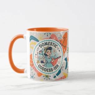 Caneca Deusa Doméstica-ish Sarcasmo Engraçado