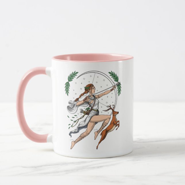 Caneca Deusa Grega Artemis (Esquerda)