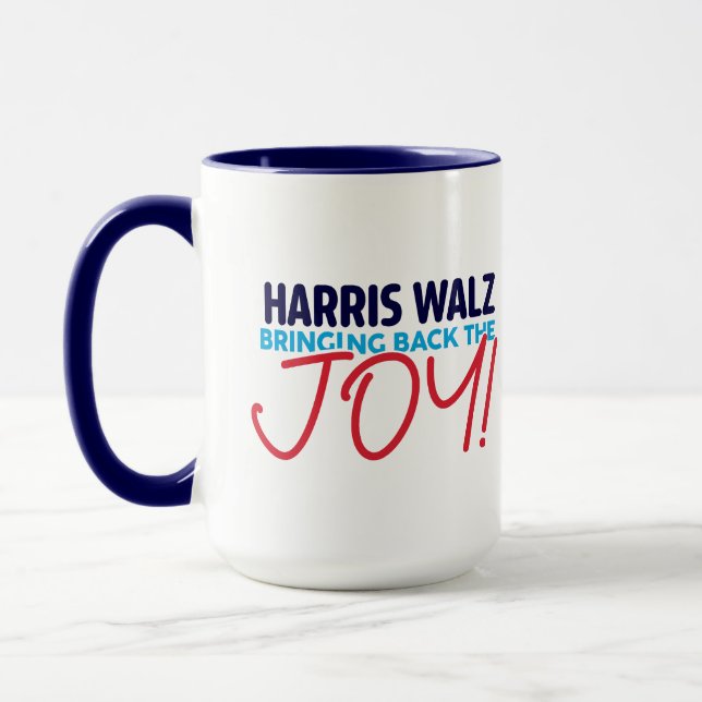 Caneca Devolvendo a Joy Harris Walz 15 oz Mug (Esquerda)